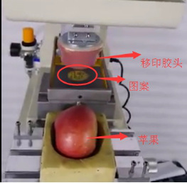 看了同行，才知道移印硅膠在水果上也有應用